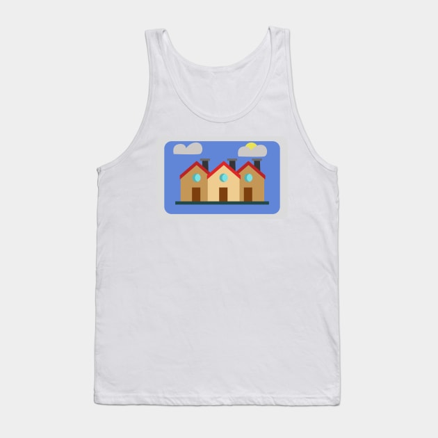 House Art Tank Top by Wanda City